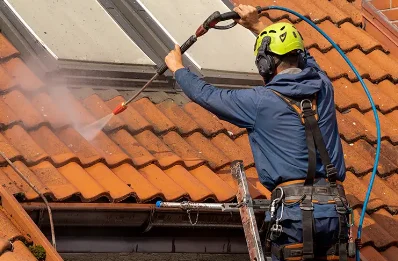 Démoussage et hydrofuge de toiture à Labatmale